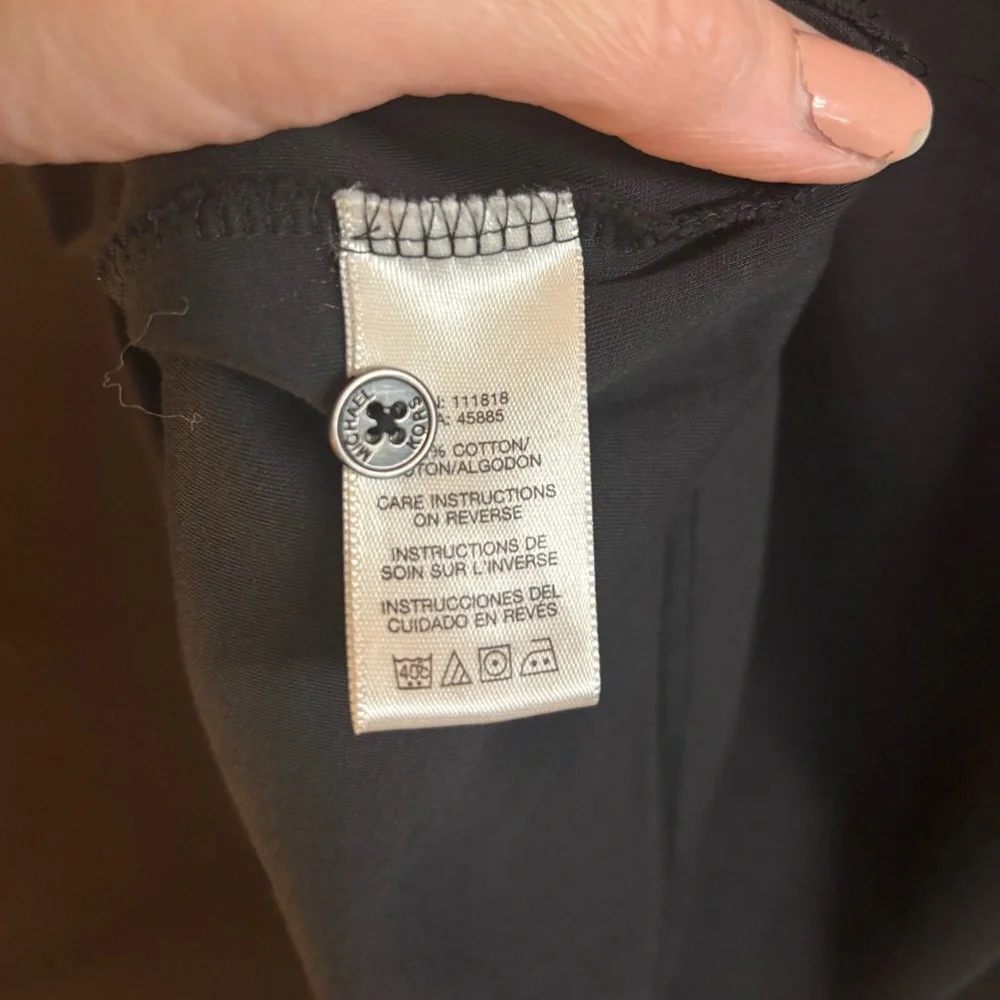 Michael Kors Men’s Black Polo Shirt large